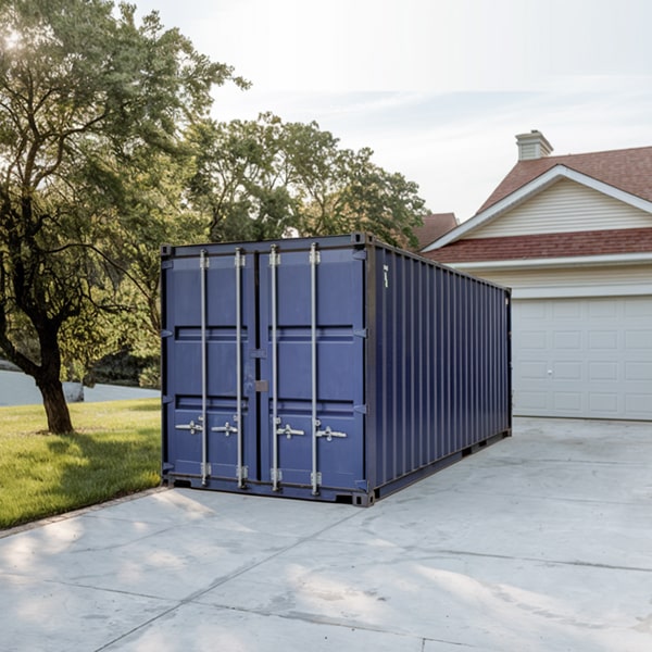 you have access to your items in the residential storage containers at any time